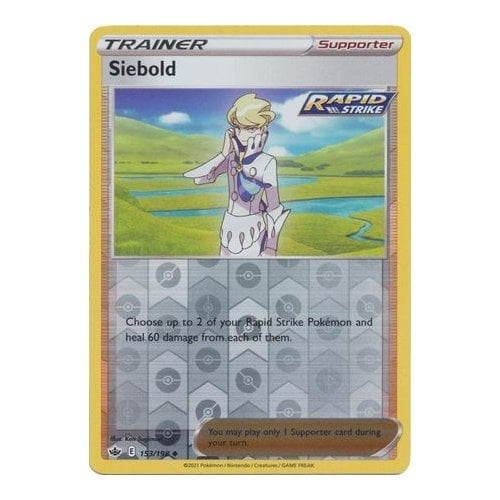 Chilling Reign 153/198 Siebold (Reverse Holo)