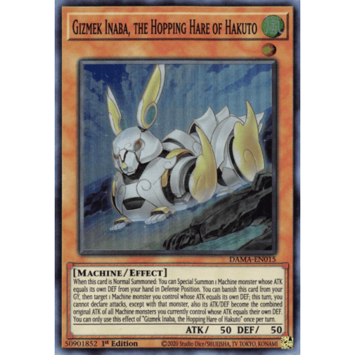 DAMA-EN015 Gizmek Inaba, the Hopping Hare of Hakuto