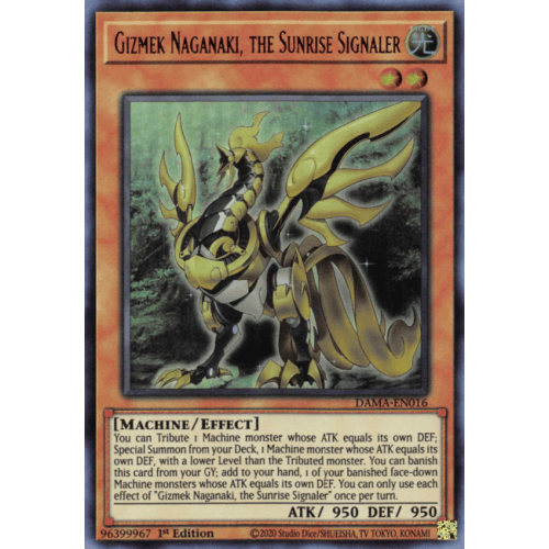 DAMA-EN016 Gizmek Naganaki, the Sunrise Signaler