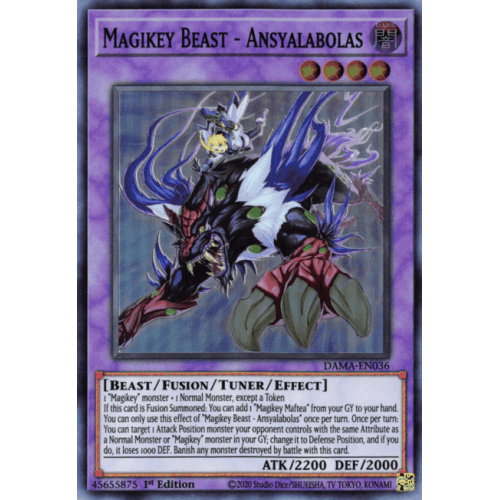 DAMA-EN036 Magikey Beast - Ansyalabolas