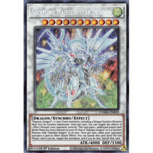 DAMA-EN039 Shooting Majestic Star Dragon (Secret Rare)