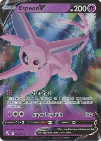 Evolving Skies 064/203 Espeon V (Half Art)