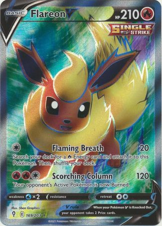 Evolving Skies 169/203 Flareon V (Full Art)