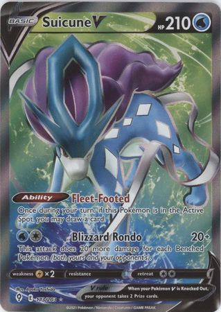 Evolving Skies 173/203 Suicune V (Full Art)