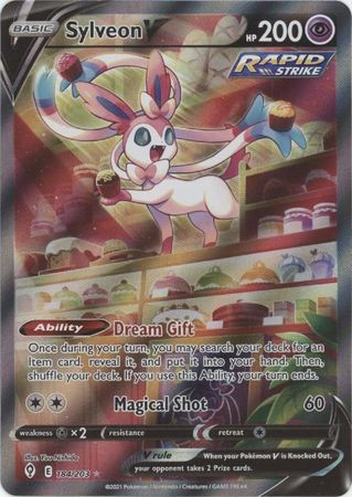 Evolving Skies 212/203 Sylveon VMAX (Alternative Art, Full Art