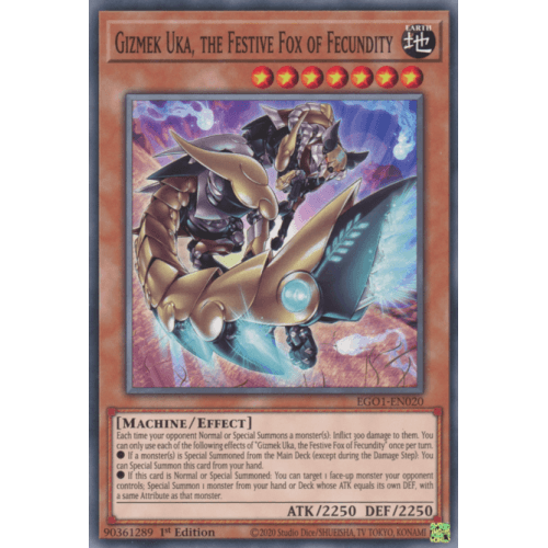 EGO1-EN020 Gizmek Uka, the Festive Fox of Fecundity