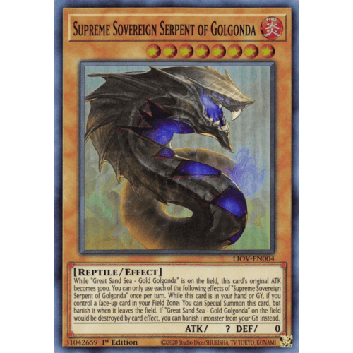 LIOV-EN004 Supreme Sovereign Serpent of Golgonda