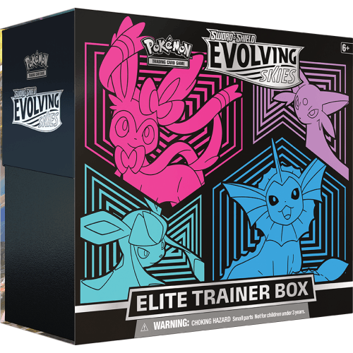 SWSH Evolving Skies Elite Trainer Box - Sylveon, Espeon, Glaceon, Vaporeon