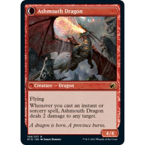 Smoldering Egg // Ashmouth Dragon