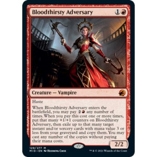 Bloodthirsty Adversary (foil) | Innistrad: Midnight Hunt