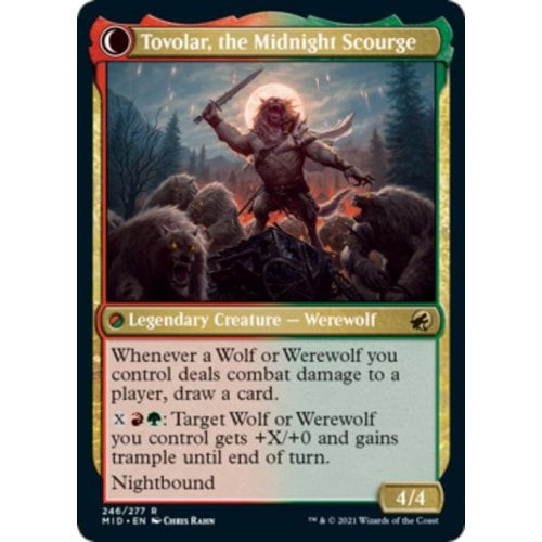 Tovolar, Dire Overlord // Tovolar, the Midnight Scourge (foil)