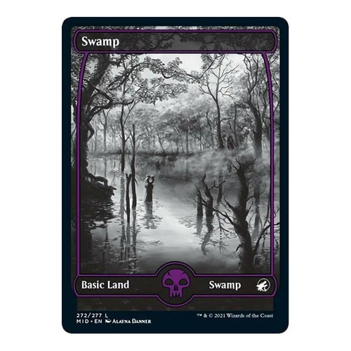 Swamp (#272) (Extended Art foil) | Innistrad: Midnight Hunt