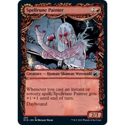 Spellrune Painter // Spellrune Howler (Equinox Frame foil)