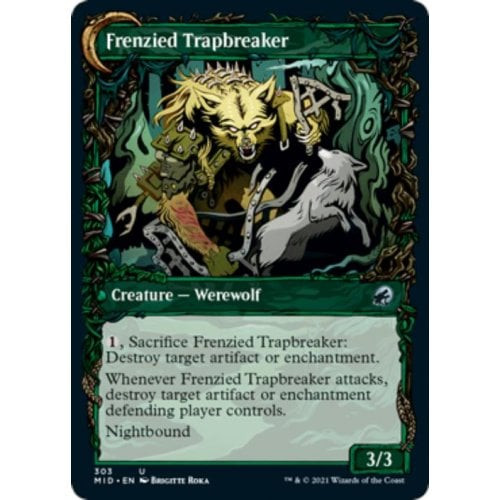 Outland Liberator // Frenzied Trapbreaker (Equinox Frame foil)