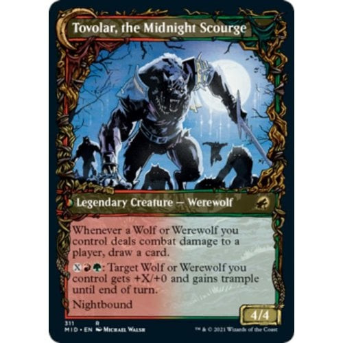 Tovolar, Dire Overlord // Tovolar, the Midnight Scourge (Equinox Frame foil)