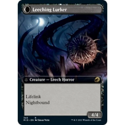 Curse of Leeches // Leeching Lurker (Extended Art foil)