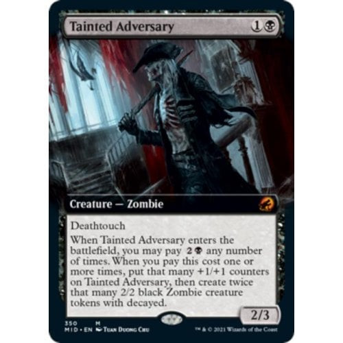 Tainted Adversary (Extended Art foil) | Innistrad: Midnight Hunt