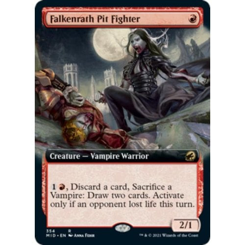 Falkenrath Pit Fighter (Extended Art foil) | Innistrad: Midnight Hunt