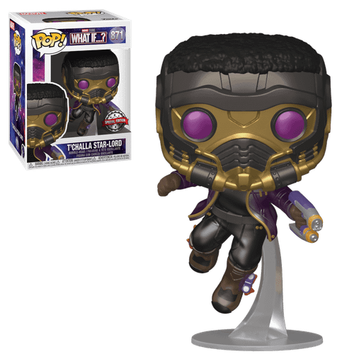 POP! Marvel - What If...? #871 T'Challa Star-Lord Metallic (Magic Madhouse Exclusive)