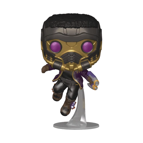 POP! Marvel - What If...? #871 T'Challa Star-Lord Metallic (Magic Madhouse Exclusive)