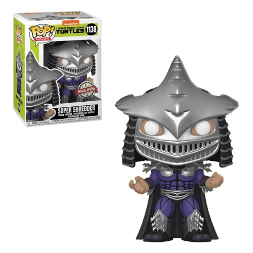 POP! Movies - Teenage Mutant Ninja Turtles II: The Secret of the Ooze #1138 Super Shredder (Metallic) (Magic Madhouse Exclusive)