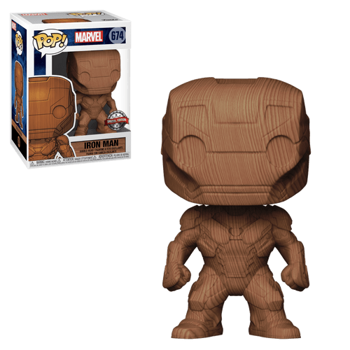 POP! Marvel #674 Iron Man (Wood Deco)