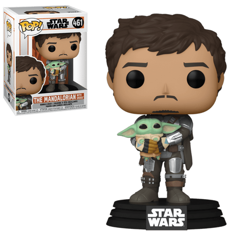 POP! Star Wars: The Mandalorian #461 The Mandalorian with Grogu