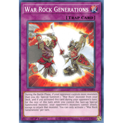 LIOV-EN091 War Rock Generations