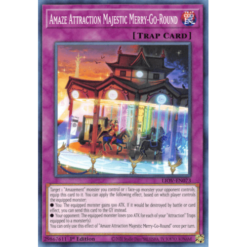 LIOV-EN073 Amaze Attraction Majestic Merry-Go-Round