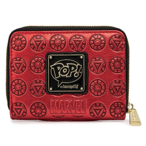 POP! by Loungefly: Marvel Ironman Head Zip Around Purse