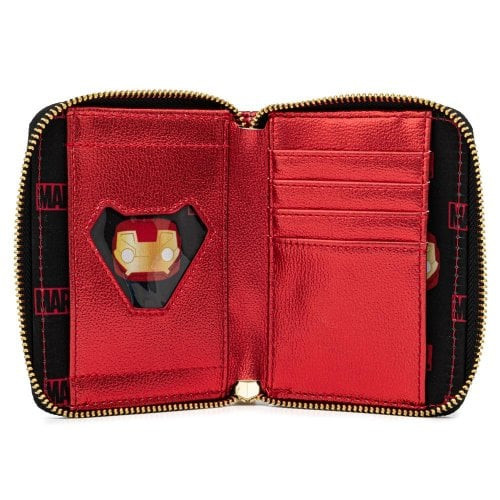 POP! by Loungefly: Marvel Ironman Head Zip Around Purse