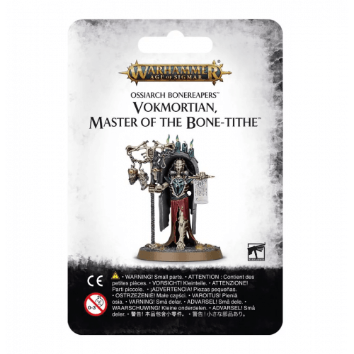 Warhammer Age of Sigmar - Ossiarch Bonereapers: Vokmortian, Master of the Bone-Tithe
