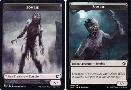 Innistrad: Midnight Hunt Commander - Zombie (Decayed) / Zombie Token