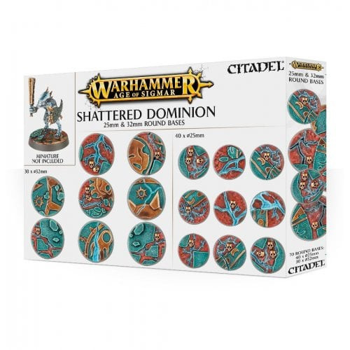 Warhammer Age of Sigmar - Shattered Dominion: 25mm & 32mm Round Bases