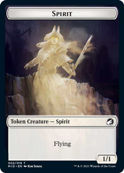 Innistrad: Midnight Hunt - Spirit Token