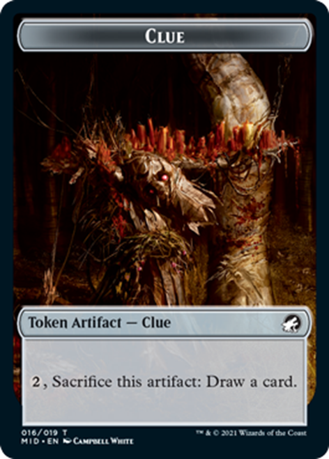 Innistrad: Midnight Hunt - Clue Token