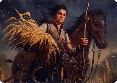 Ambitious Farmhand Art Card