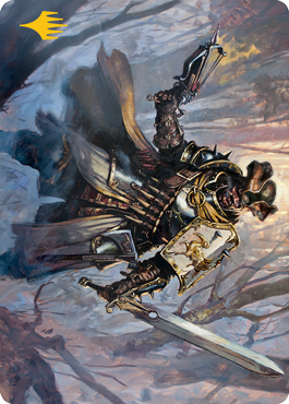 Brutal Cathar Art Card (Gold Signature)