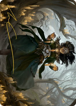 Candlegrove Witch (#15) Art Card (Gold Signature)