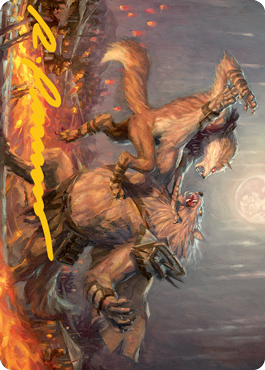 Duel for Dominance Art Card (Gold Signature)