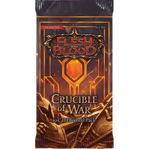 Flesh And Blood TCG: Crucible of War Unlimited Booster Pack