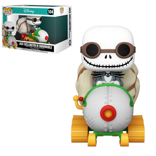 POP! Rides #104 The Nightmare Before Christmas - Jack Skellington In Snowmobile
