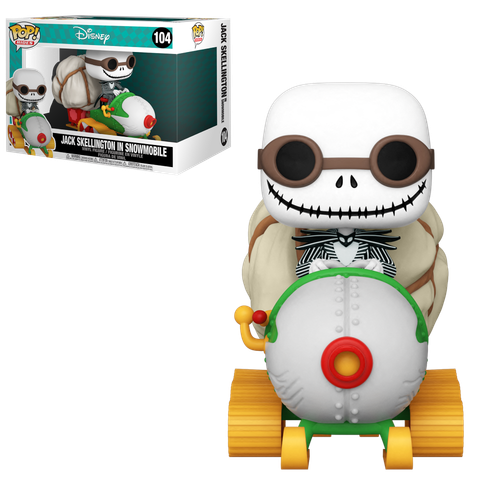 POP! Rides #104 The Nightmare Before Christmas - Jack Skellington In Snowmobile