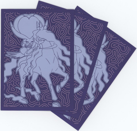SWSH Chilling Reign Shadow Rider Calyrex Sleeves (65) (Purple)