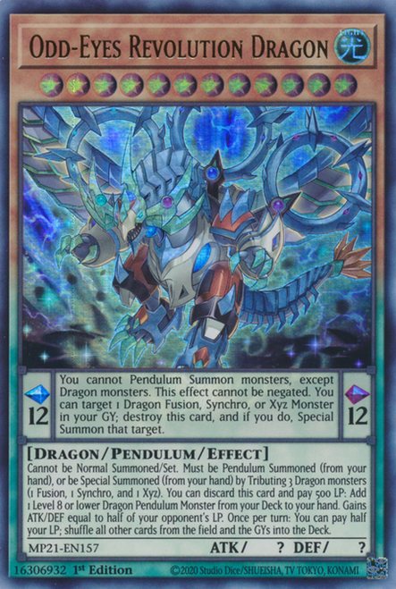 MP21-EN157 Odd-Eyes Revolution Dragon