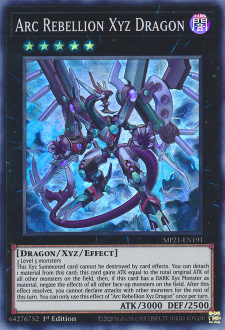 MP21-EN191 Arc Rebellion Xyz Dragon