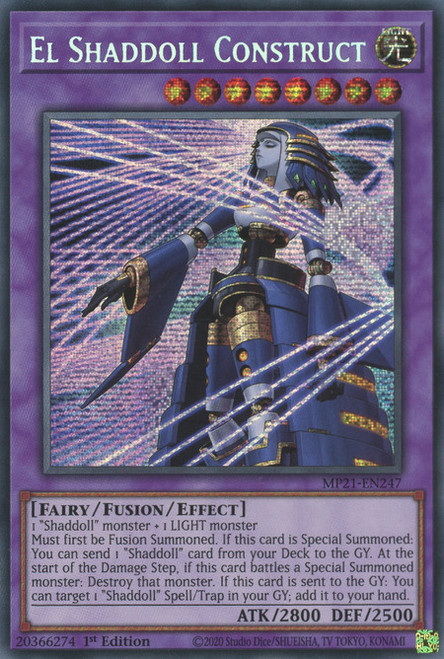 MP21-EN247 El Shaddoll Construct (alternate art)