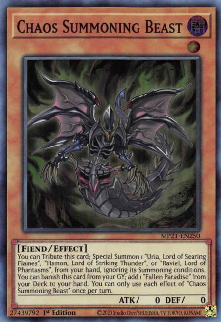 MP21-EN250 Chaos Summoning Beast