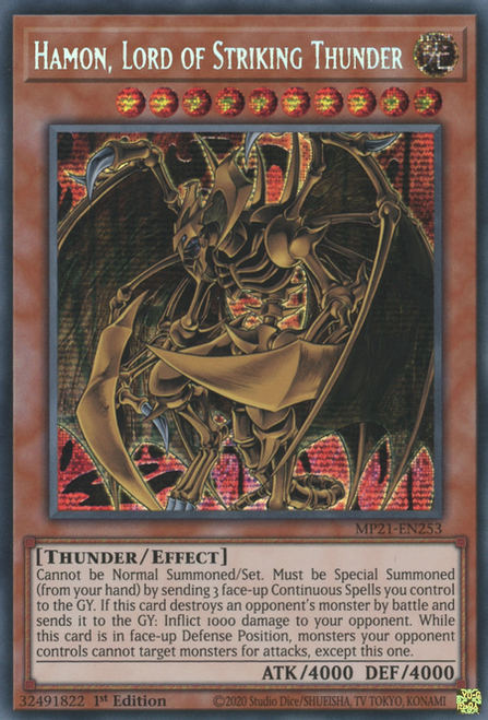 MP21-EN253 Hamon, Lord of Striking Thunder