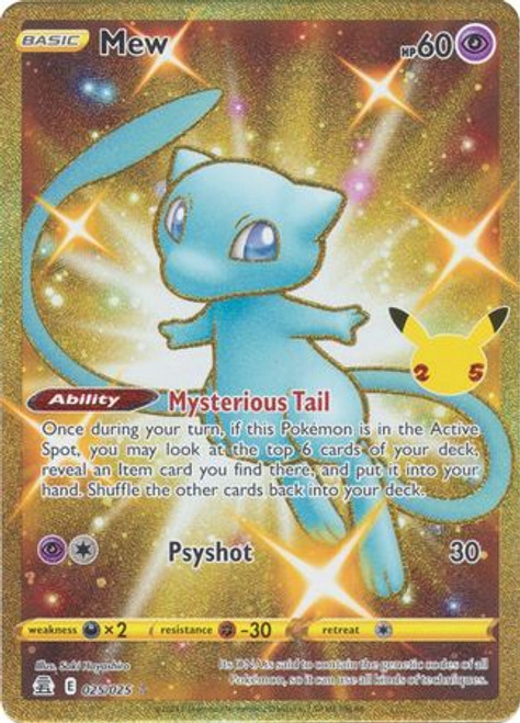 Celebrations 25/25 Mew (Secret Rare)